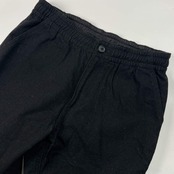 BEAMS BOY ビームスボーイ ウール混 ウエストゴム カジュアル パンツ W73/ブラック レディース