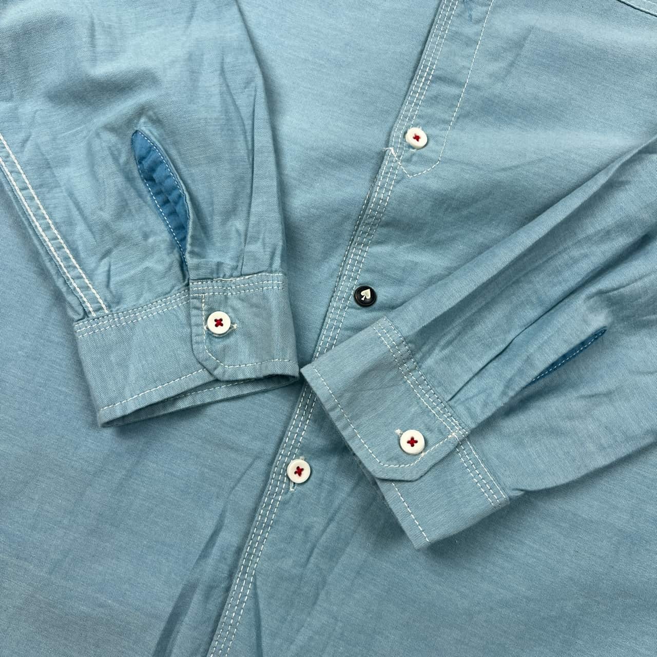 Scotch & Soda スコッチアンドソーダ 長袖 ワークシャツ XL/ブルー メンズ