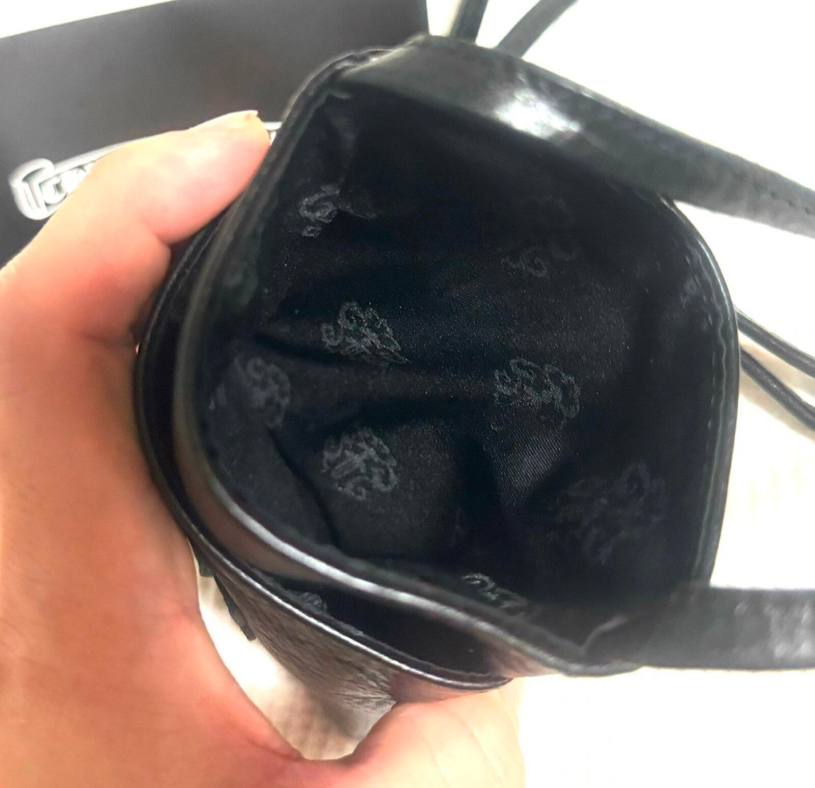 クロムハーツ   クロスパッチネックポシェット CHROME HEARTS Matty Boy クロスパッチ ショルダーバッグ (CHROME