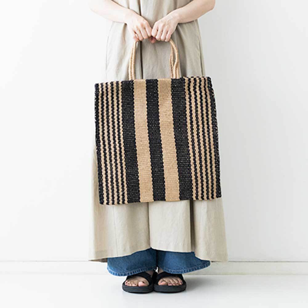 MAISON BENGAL ジュート配色トートバッグ | LASQ store | ラスク