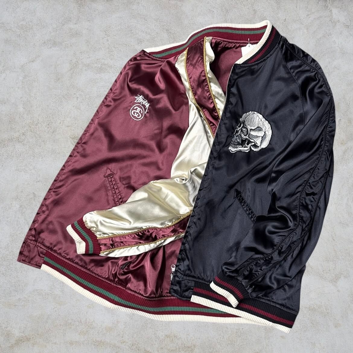 special】00's old stussy Souvenir Jacket “スカジャン”【高円寺本店