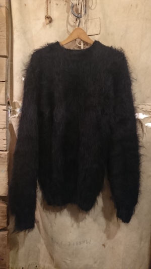 NEW OLD STOCK "BLACK MOHAIR SWEATER"