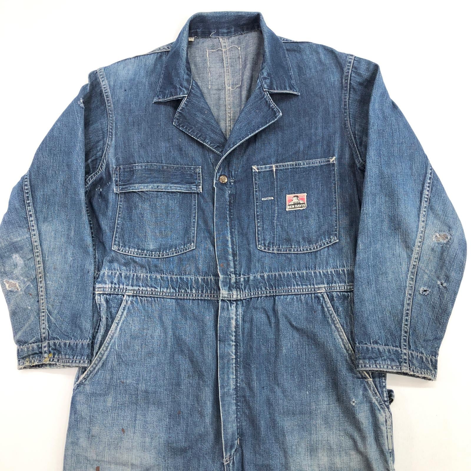 BEN DAVIS ベンデイビス 50- 60年代 デニム つなぎ ワーク