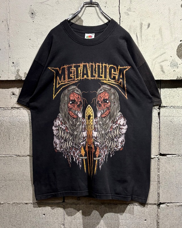 【Caka otto】00's“METALLICA” “Pushead” Special Graphic Tour T-Shirt