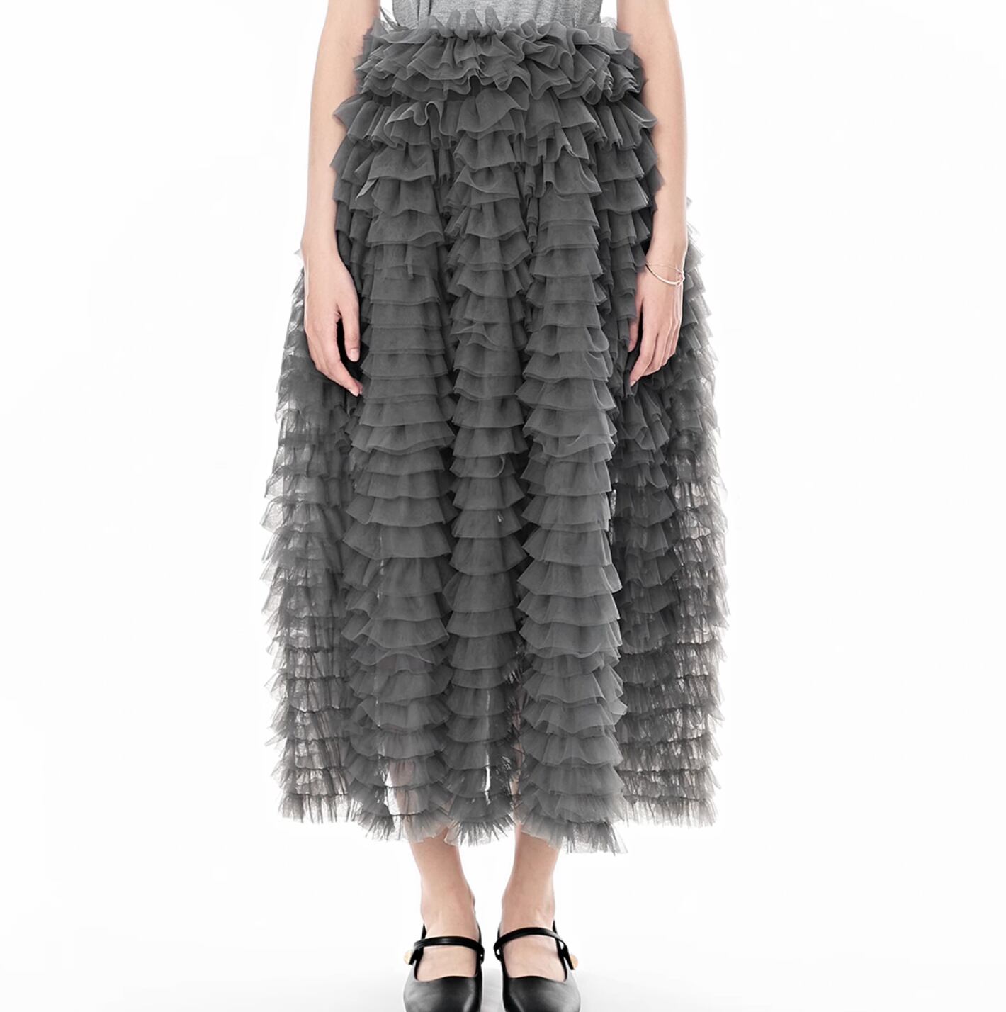 Tulle voluminous skirt