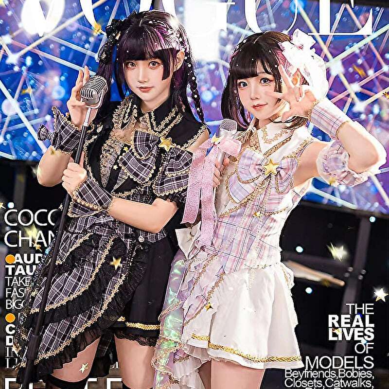 残り1点限り ライブ衣装 キラキラ アイドル衣装 つけ襟 カチューシャ