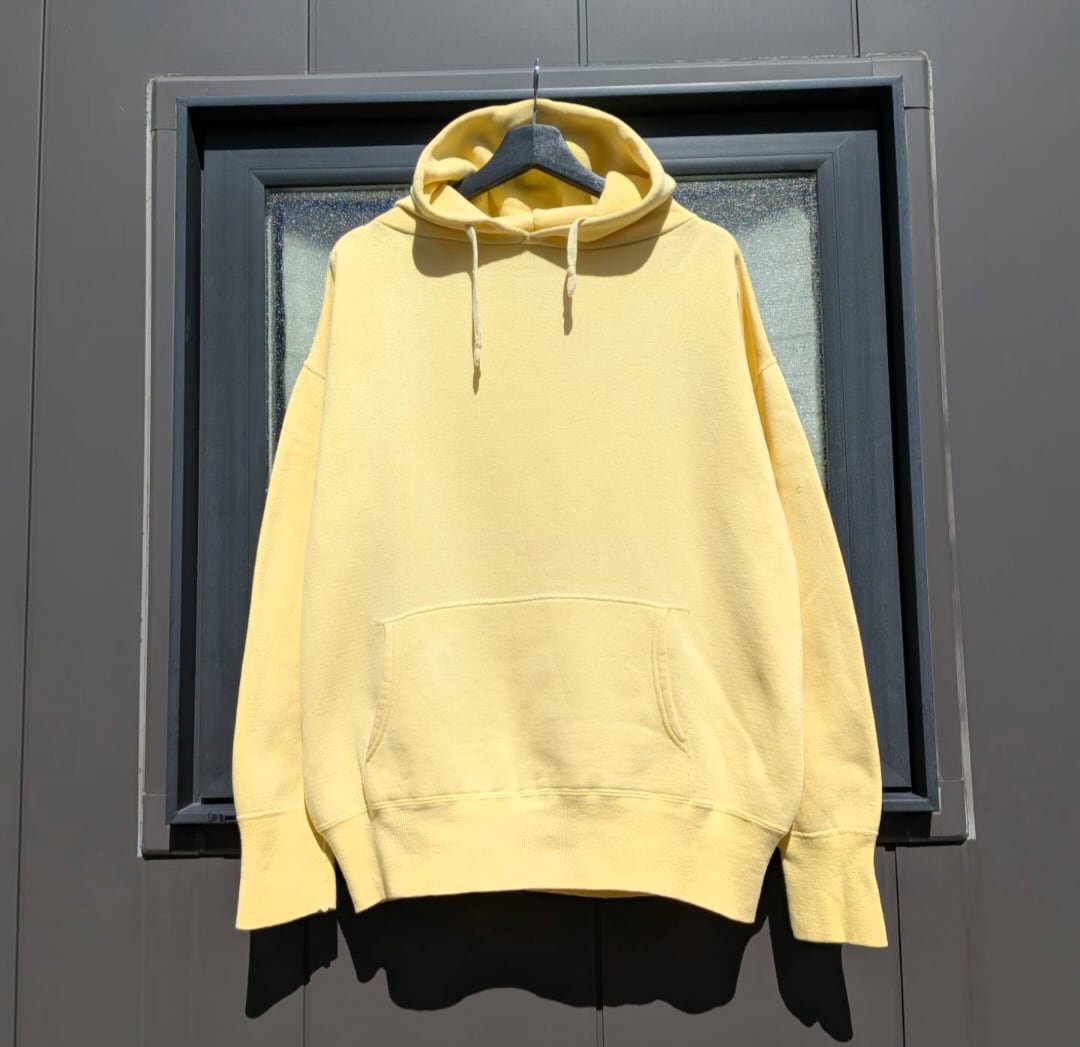 60s Bigサイズ!! unknown blank "レモンイエロー" sweat foody 小岩店