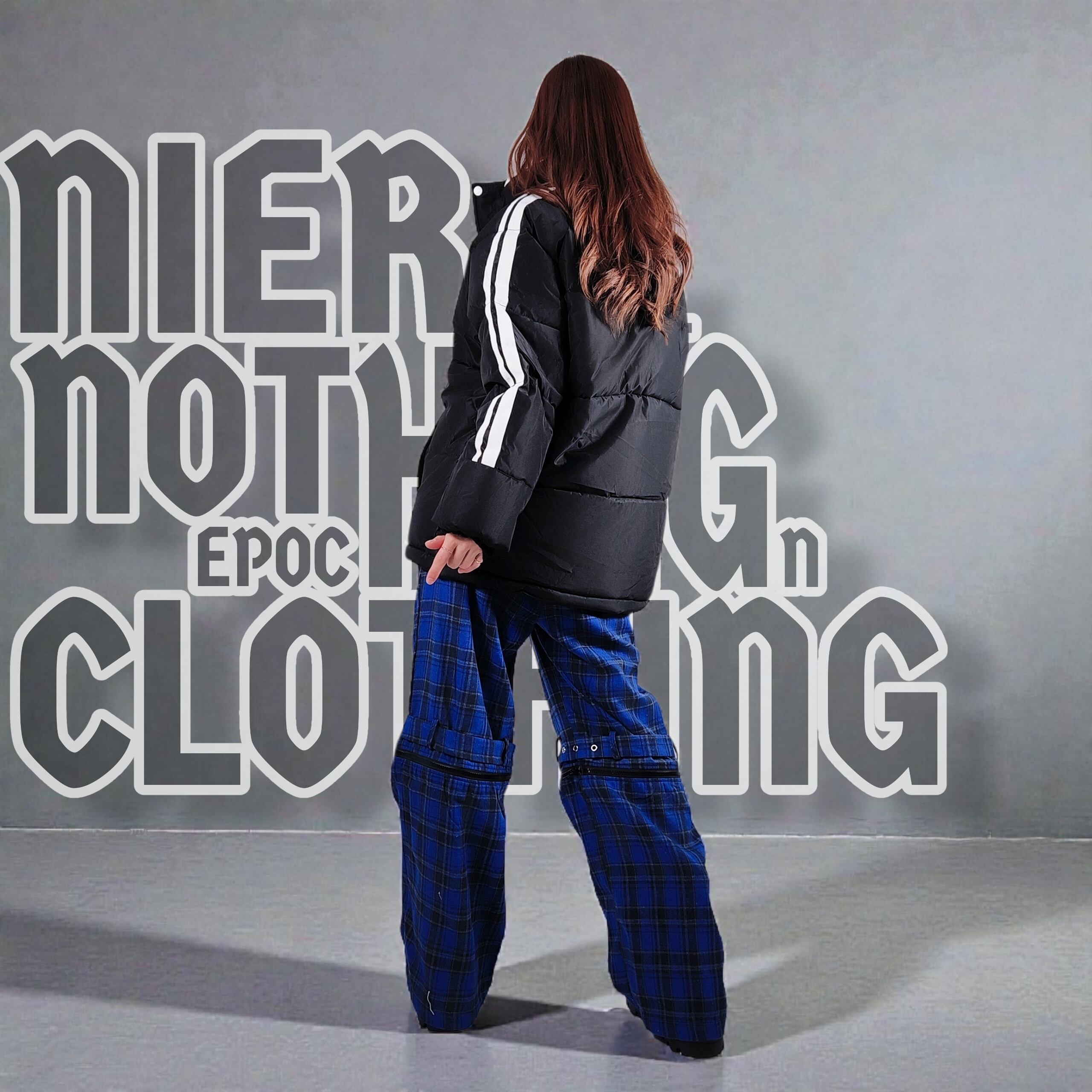 軽量WARM DOWN BLACK JACKETNIER LOGO | NIER CLOTHING NieR 