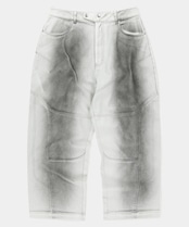 ダーティーウォッシングバイカーパンツ_WHITE/Dirty Wash Biker Pants_White