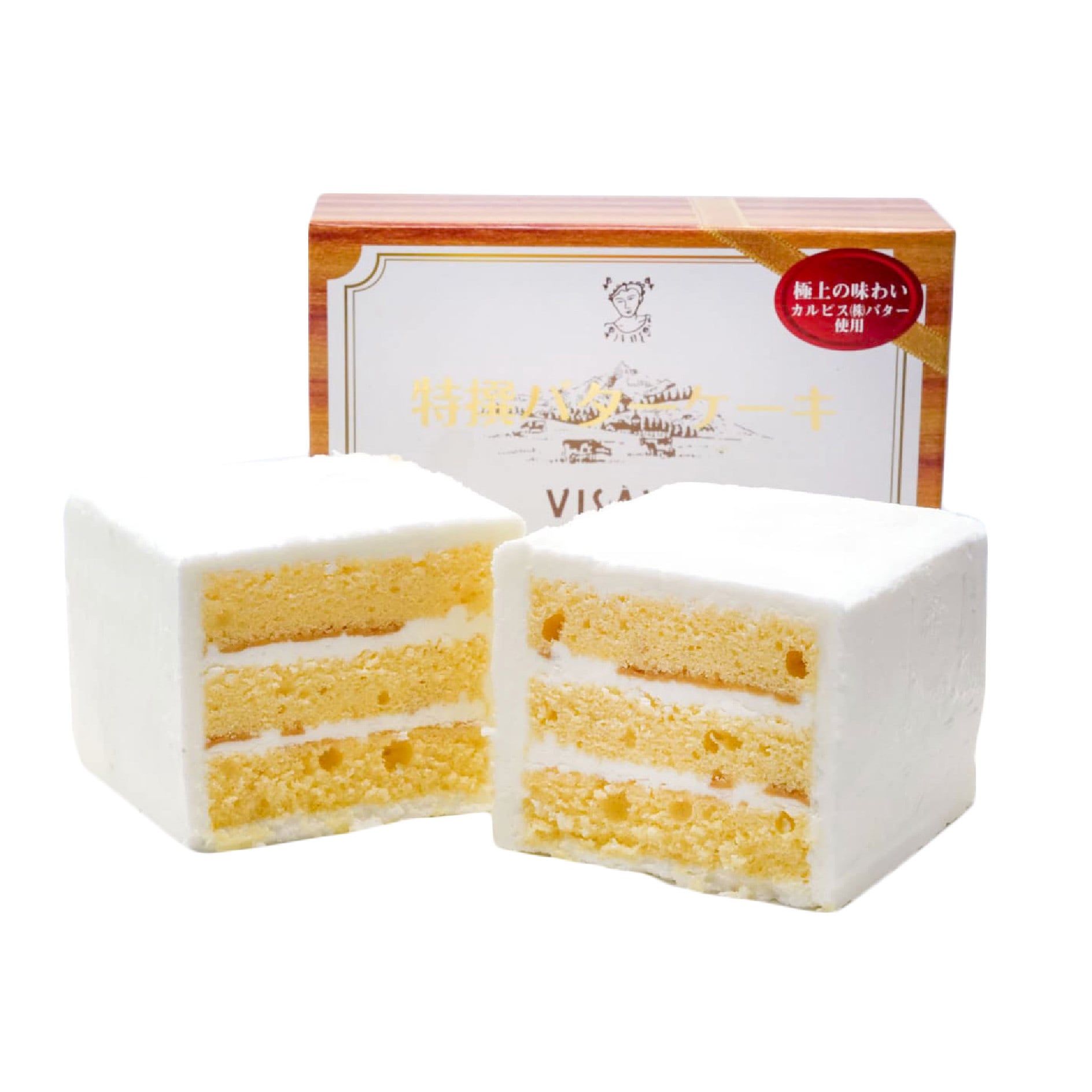 博多の赤と白 赤煉瓦チョコ物語と特撰バターケーキのセット | VISAVIS
