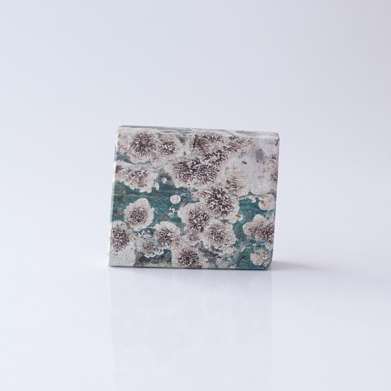 グリーンフラワージャスパー /  スラブ プレート