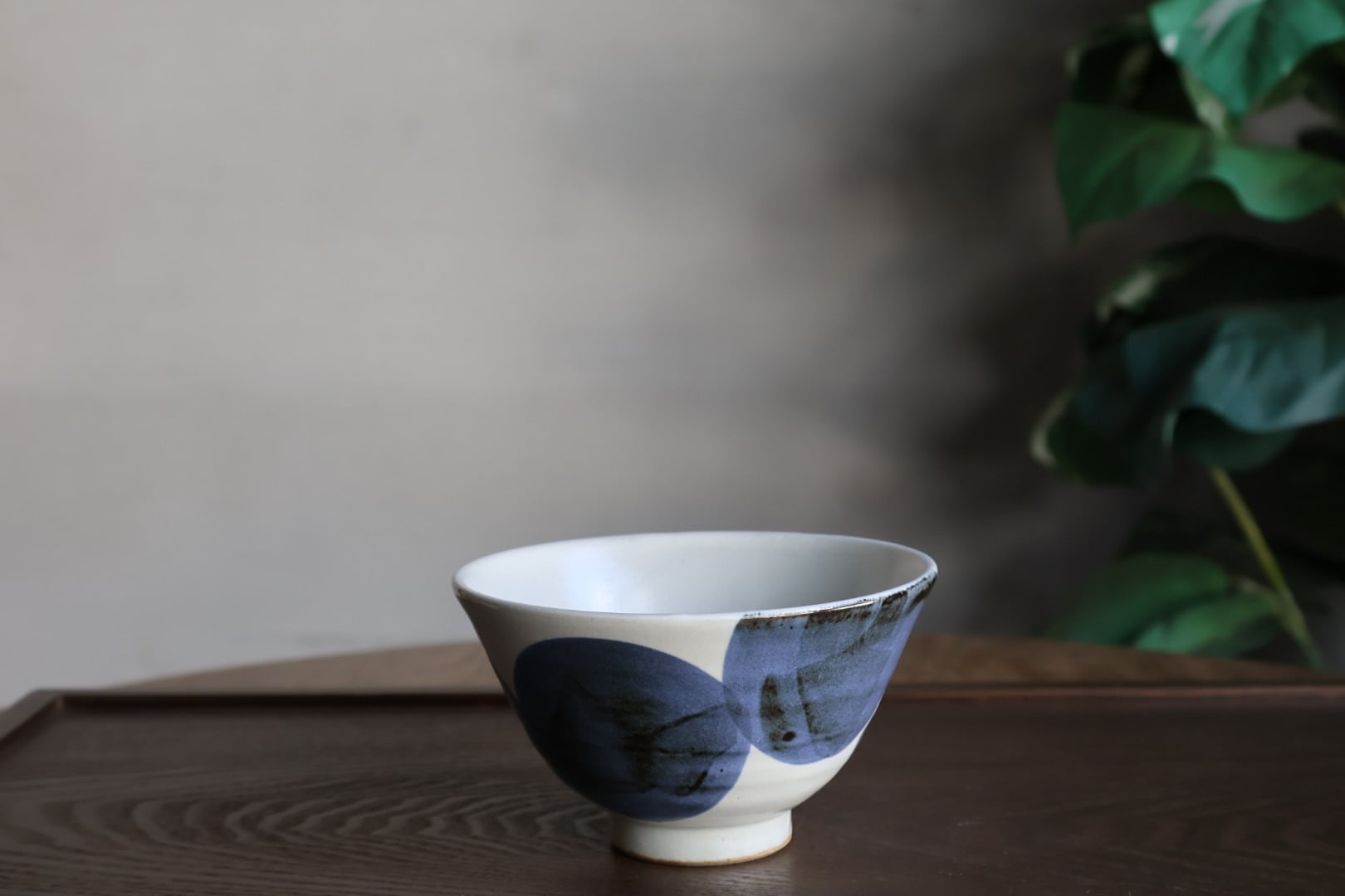 波佐見焼 円 Madoka 飯碗大(青)