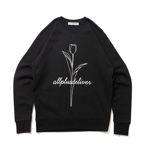 ALPSDR ONE TULIP SWEAT / BLACK