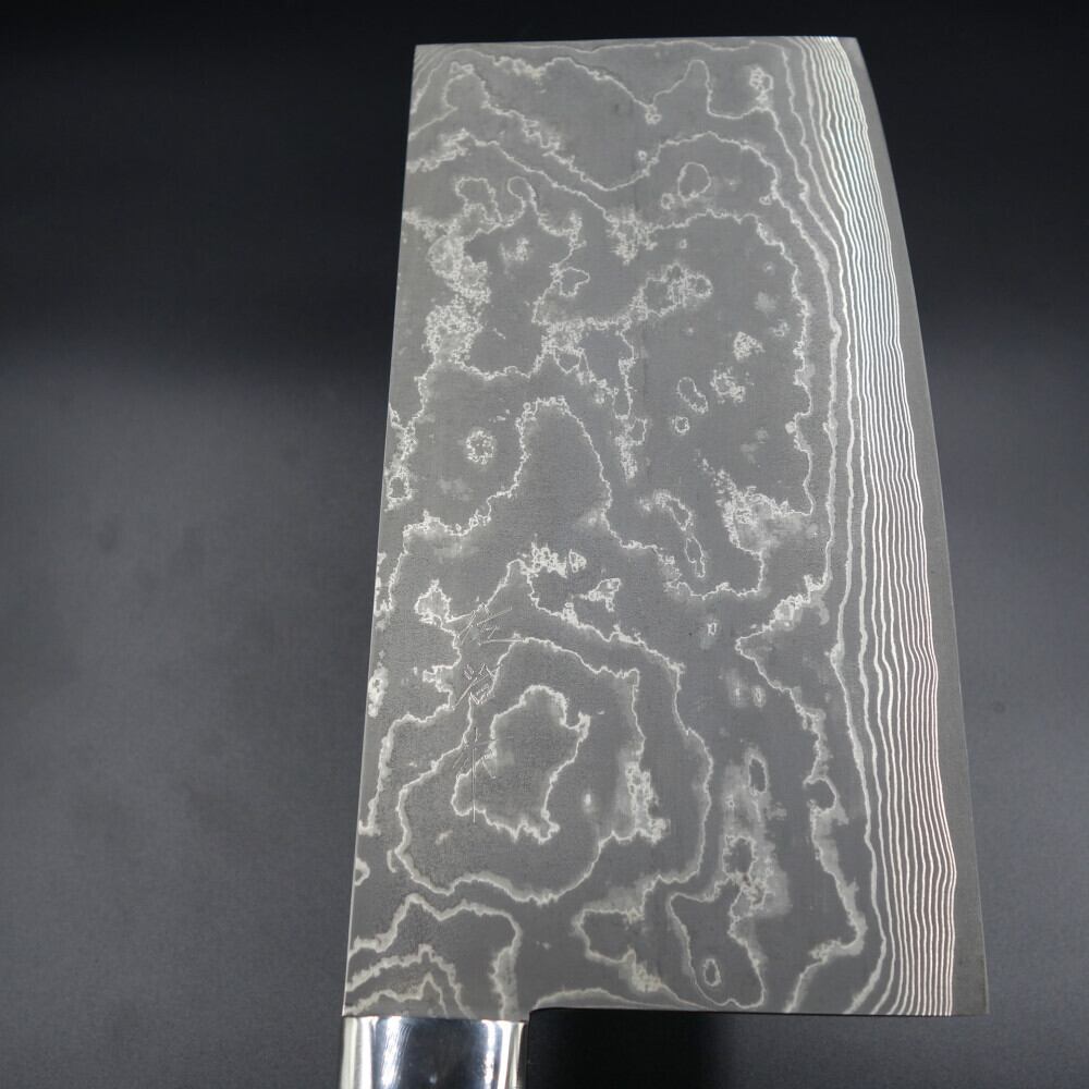 佐治作 中華包丁 VG10 ダマスカス 黒仕上げ | KEIJIN｜刃物専門店