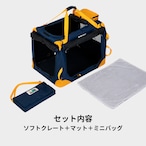 〈PUPPYGALLERY公式〉※予約 Clay Club Urban Soft Crate Coral Sサイズ
