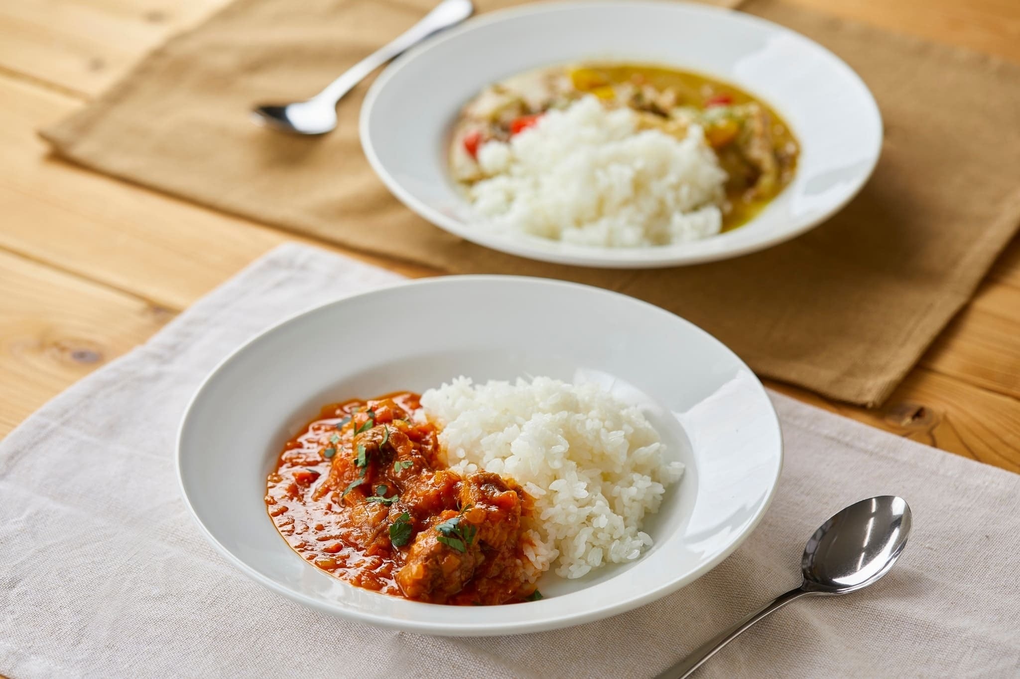 ラム肉のトマトカレー