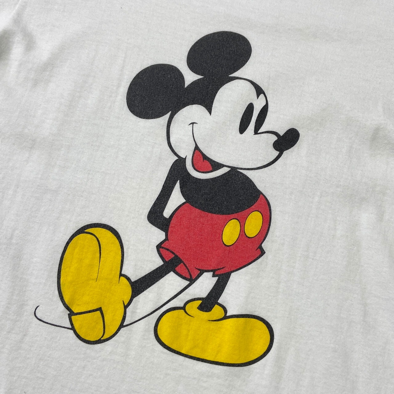 80年代 USA製 DISNEY ディズニー ミッキーマウス キャラクタープリント 