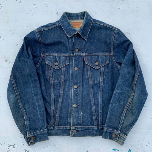 60's 70's LEVI'S 70505 デニムジャケット 4th Big E 濃紺 USA製