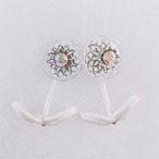 clear DAISY earrings