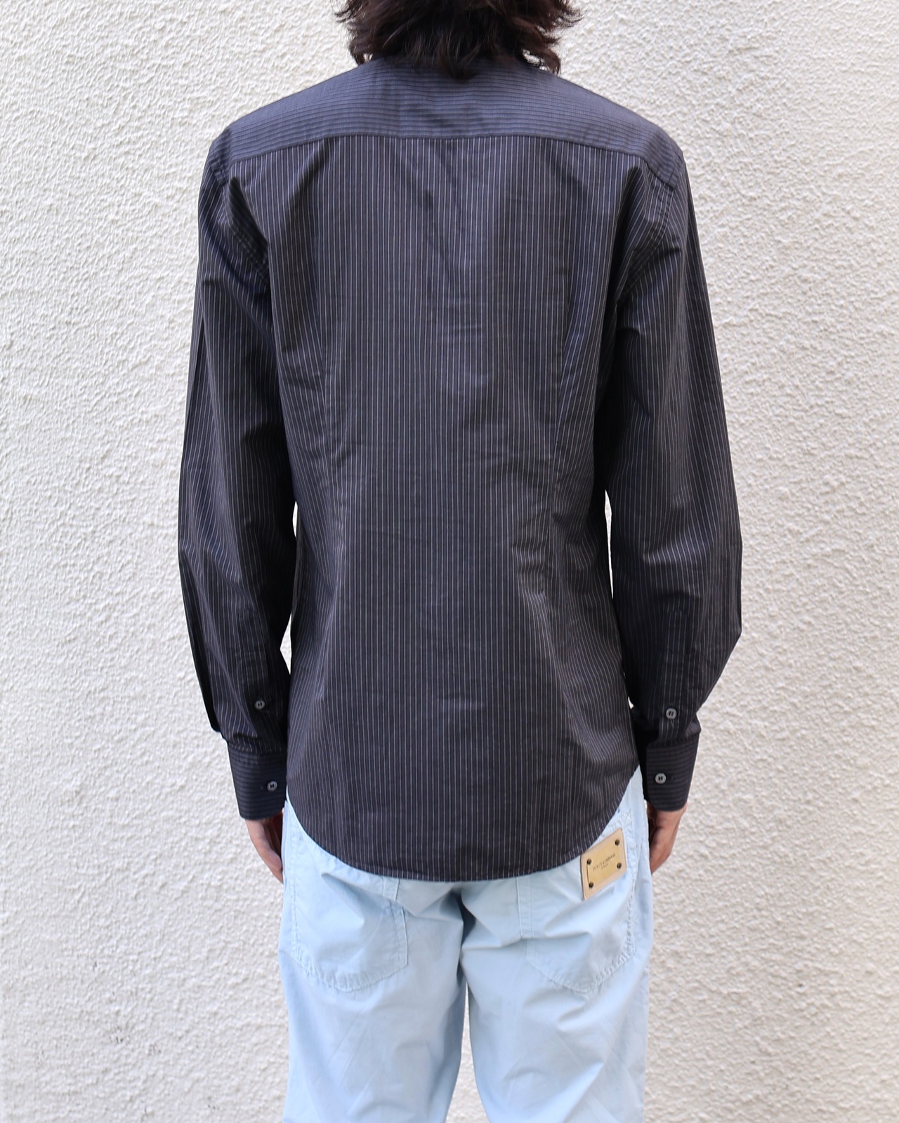【CoSTUME NATIONAL HOMME】stripe slim fit shirt
