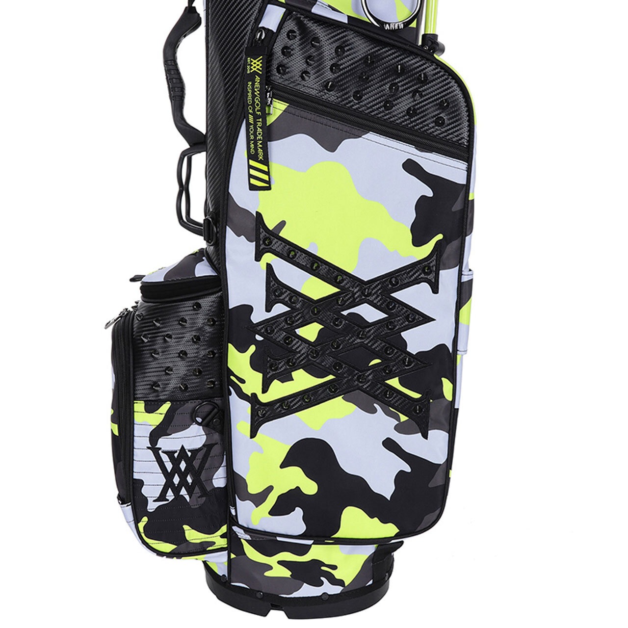 LIME CAMO Pattern Stand Bag [サイズ: F (AGCUUSB84LIF)] [カラー: LIME	]