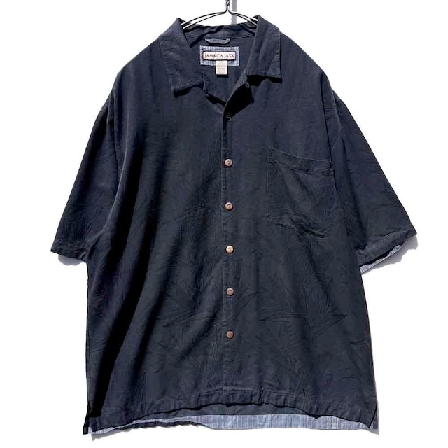 【JAMAICA JAXX】Vintage Open Collar Silk Shirt【1990s】