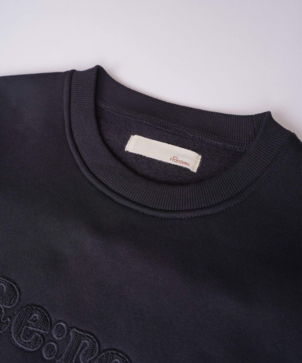 【#Re:room】CABLE KNIT SWITCHING SWEAT TRAINER［REC807］