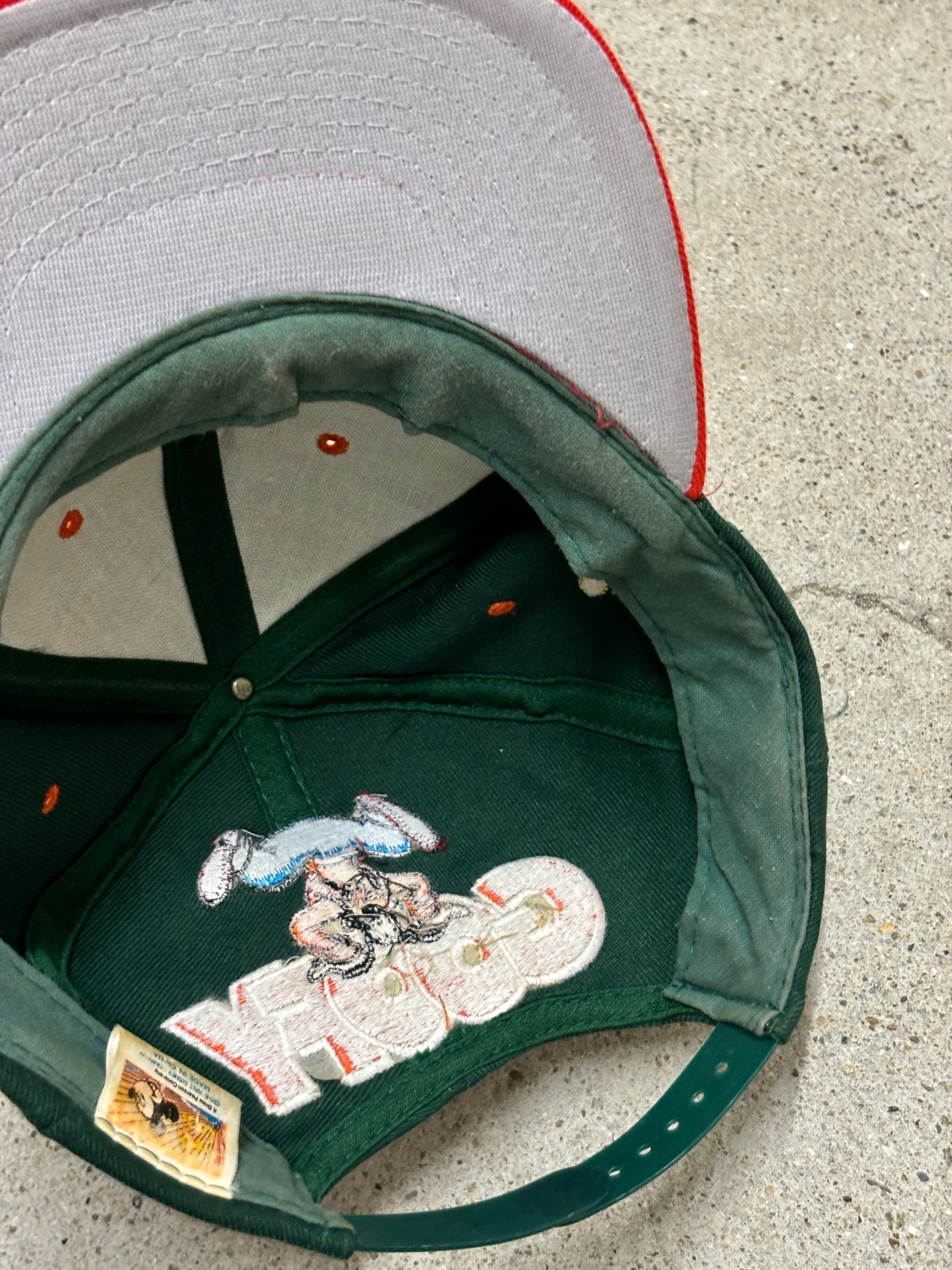 90～00s Disney/GOOFY Cap/Free/グ－フィ－/スナップバックキャップ