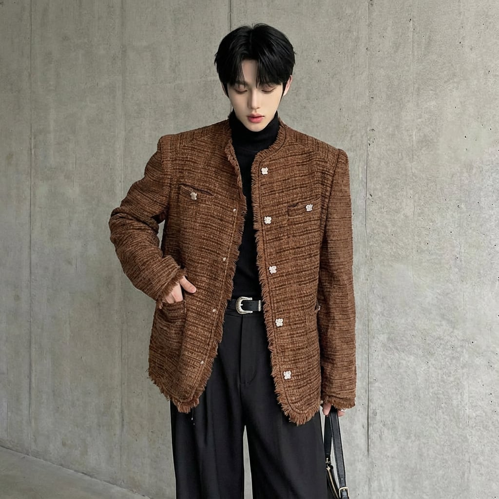 レトロシック ツイードジャケット D11360