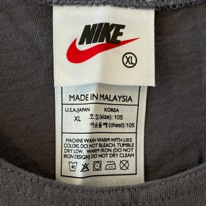 【NIKE】90s 白タグ タンクトップ ノースリーブ XL アーチロゴ スウッシュ US古着