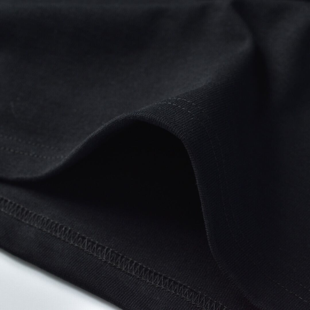 Manual Alphabet マニュアルアルファベット ラグランTシャツ・ブラック【メンズ】