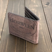 HORWEEN × レーデルオガワ ホースバット マネークリップ バーガンディ