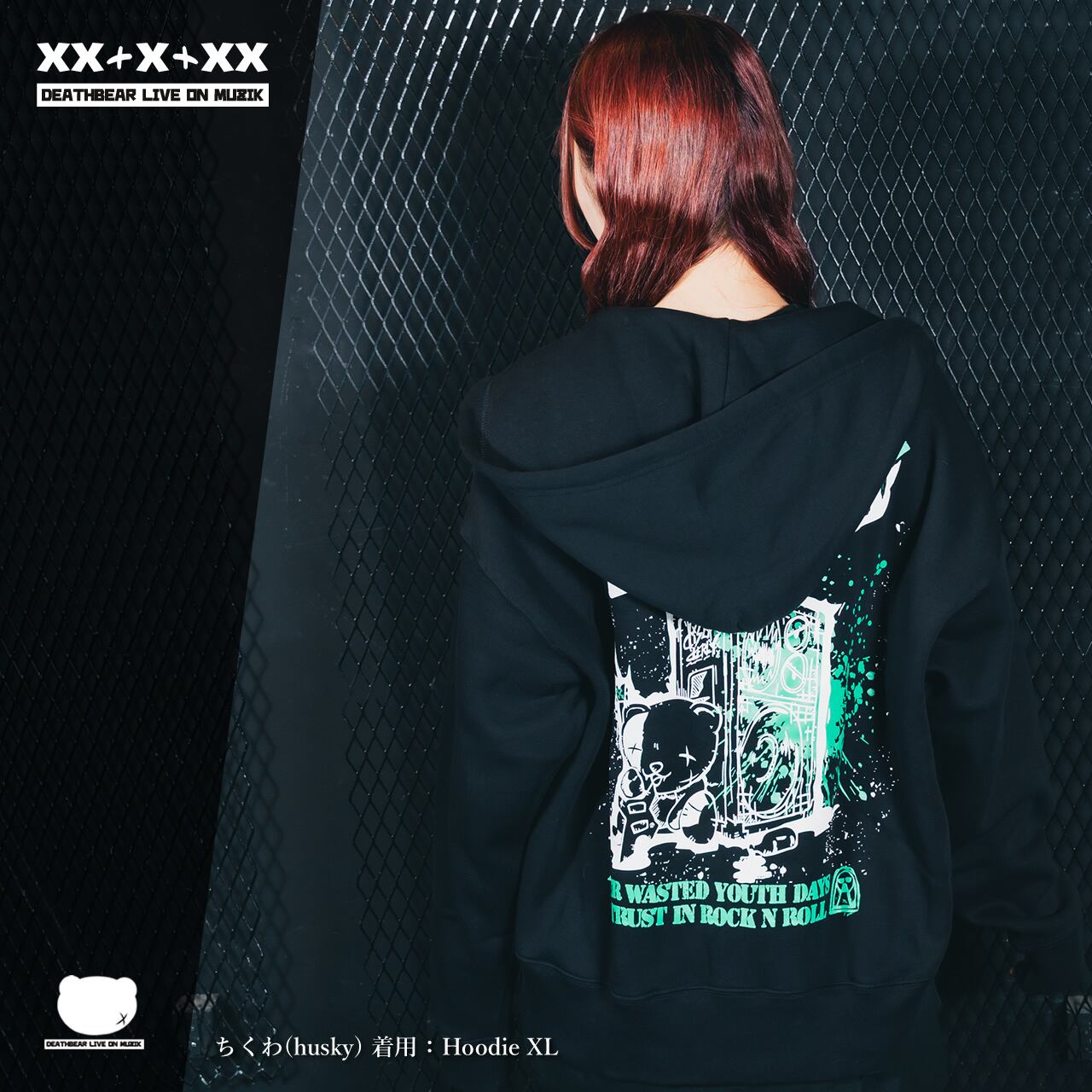 TURN UP THE GAIN】ZIP PARKA | DEATHBEAR LIVE ON MUZIK /デスベア