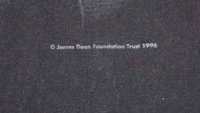 James Dean ヴィンテージTシャツ (ジェームズディーン 1996)｜送料無料｜ヴィンテージTシャツ専門通販