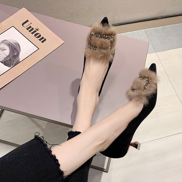 シングルスプリングオータムラインストーンレッド 靴 シューズ パンプス 春物 秋物 部族の婦人靴81717700913