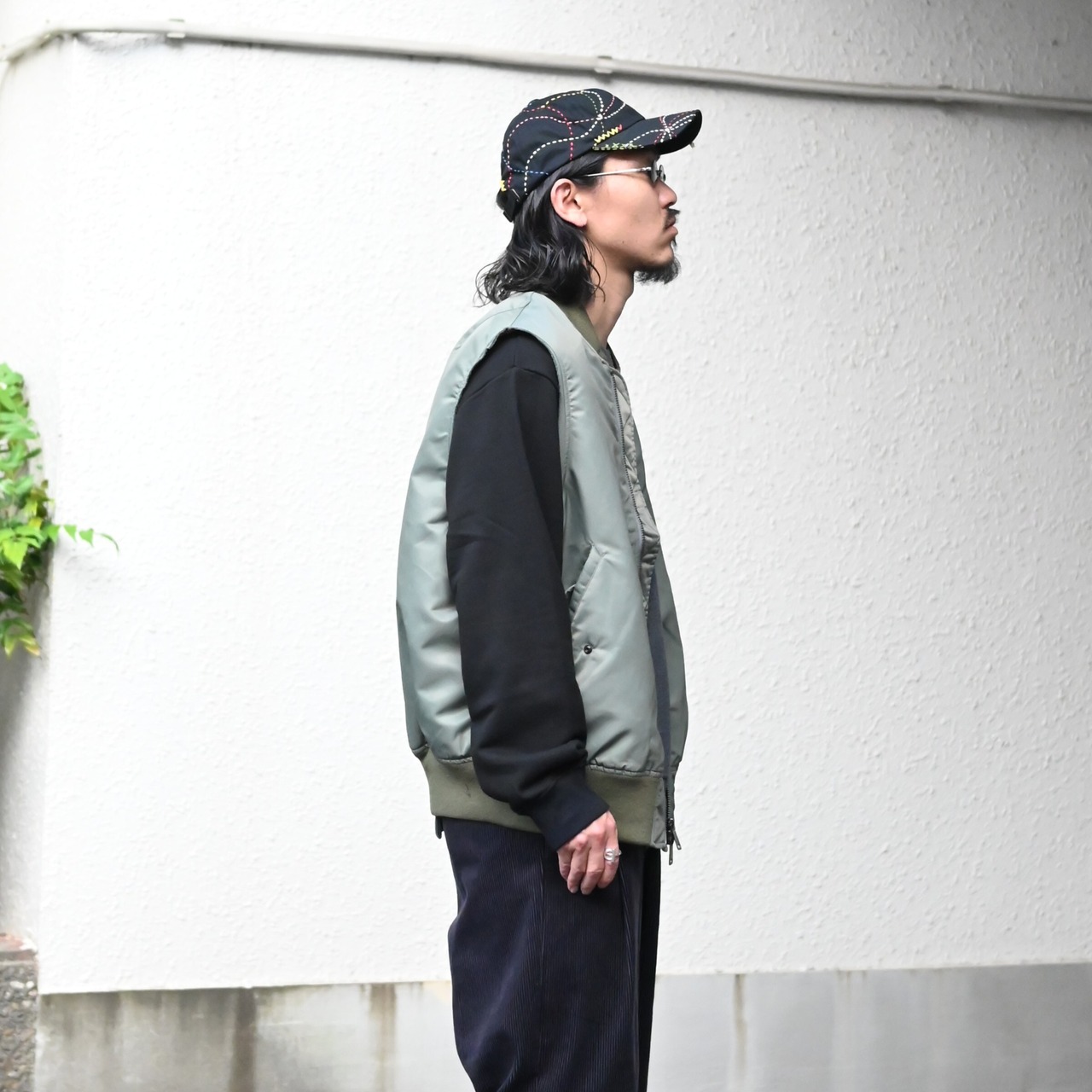 The DUFFER N NEPHEWS / CUT OFF FLIGHT VEST