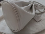 AMERICA 1990’s OLD COACH “WHITE Leather” 2way petit bag