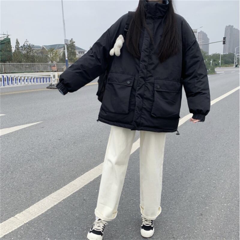 ジャケット ルーズウィンター コットン 冬物 萌量不足9356336515