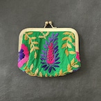 がま口刺繍ポーチ G