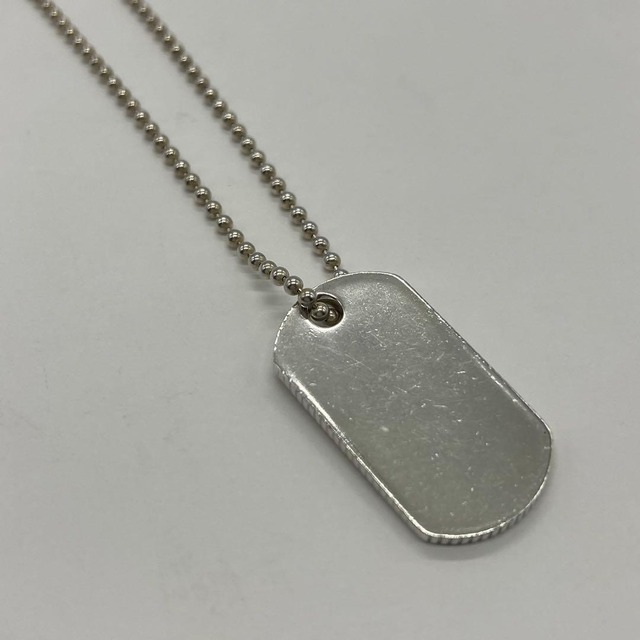 ティファニー TIFFANY コインエッジ ドッグタグ ネックレス SV925
