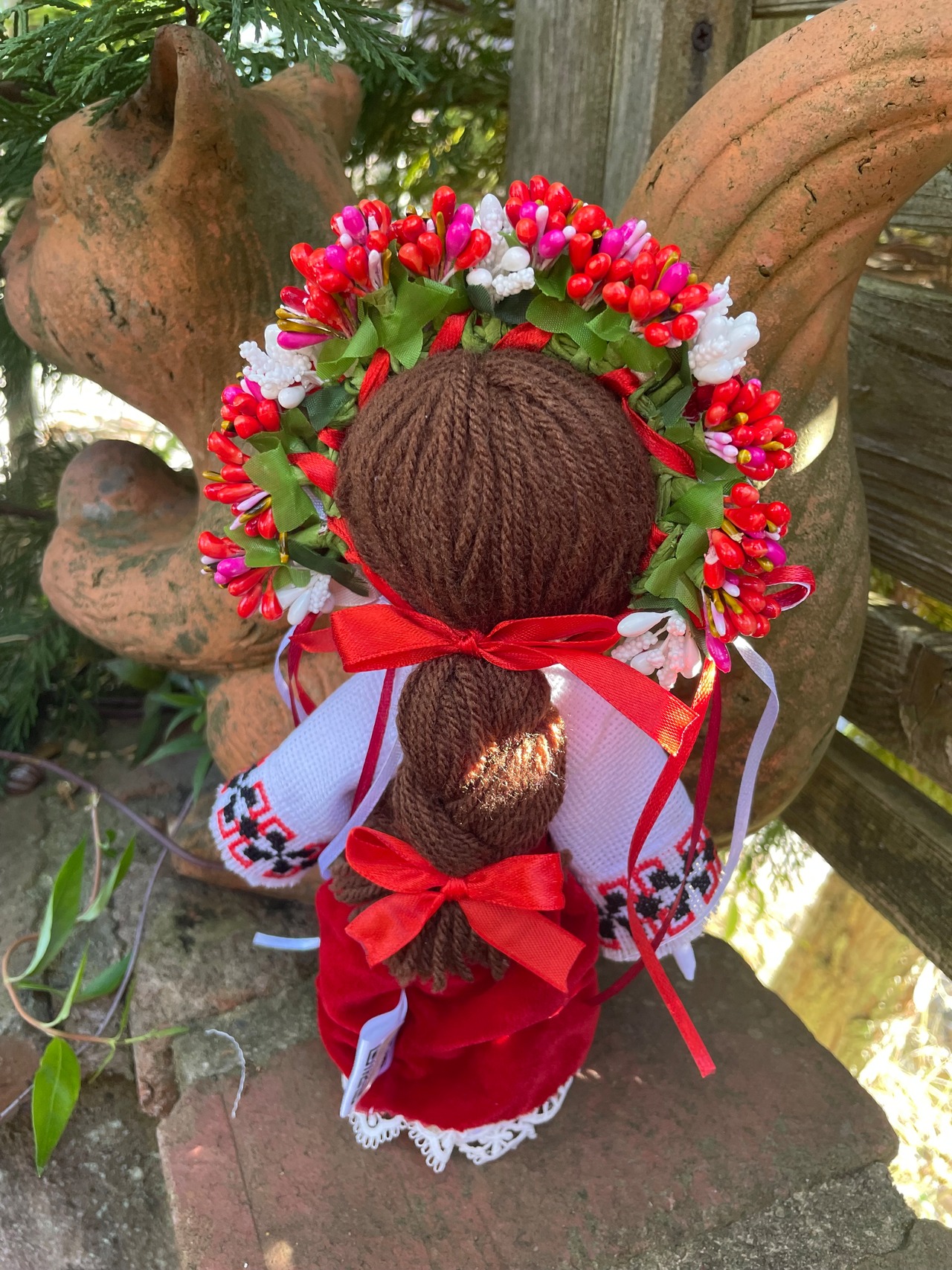 UA.Designer手作りモタンカ 25cm（ウクライナの御守り） - 5