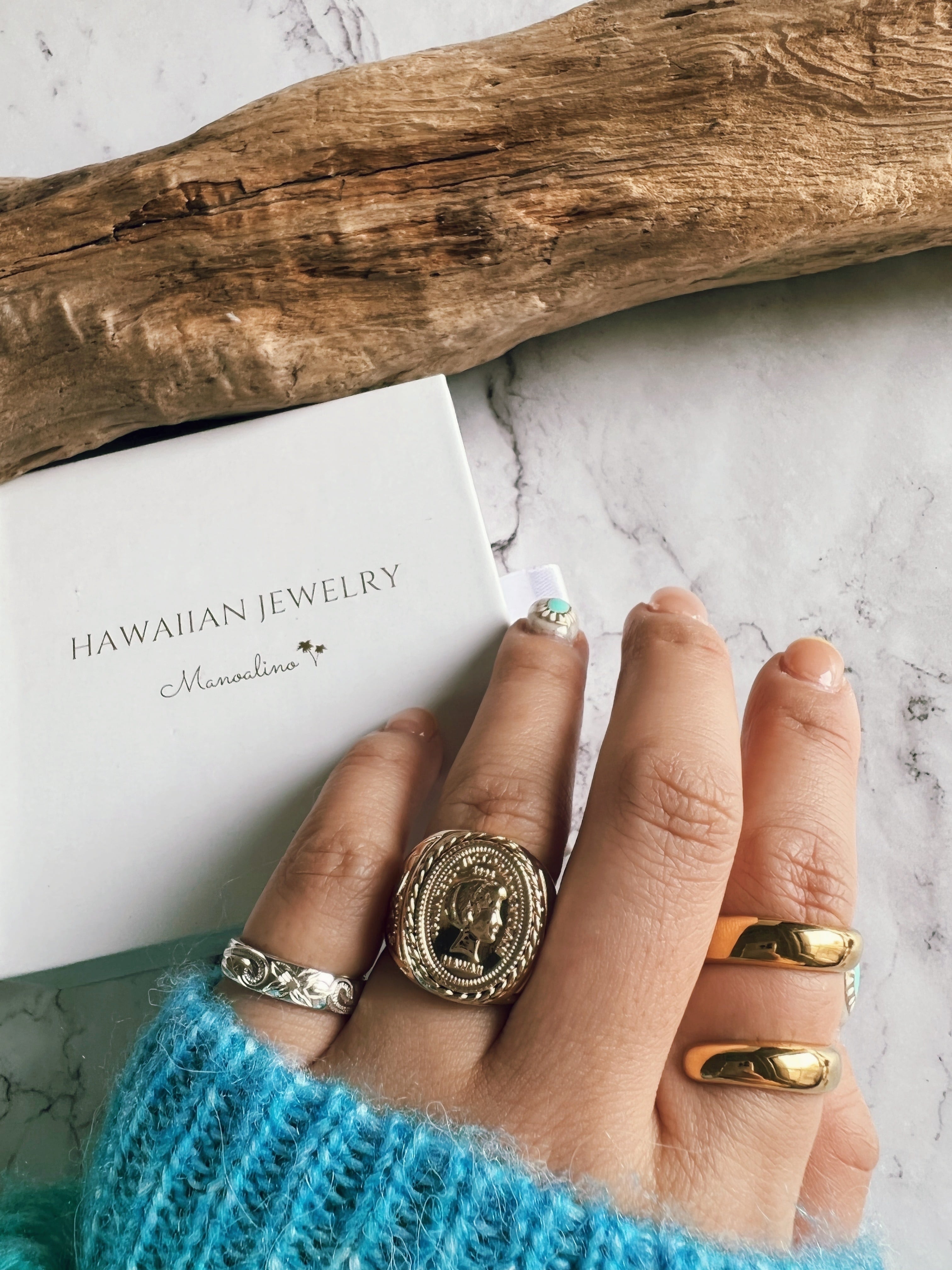 Princess Ka'iulani ring Hawaiian jewelry(プリンセスカイウラニ