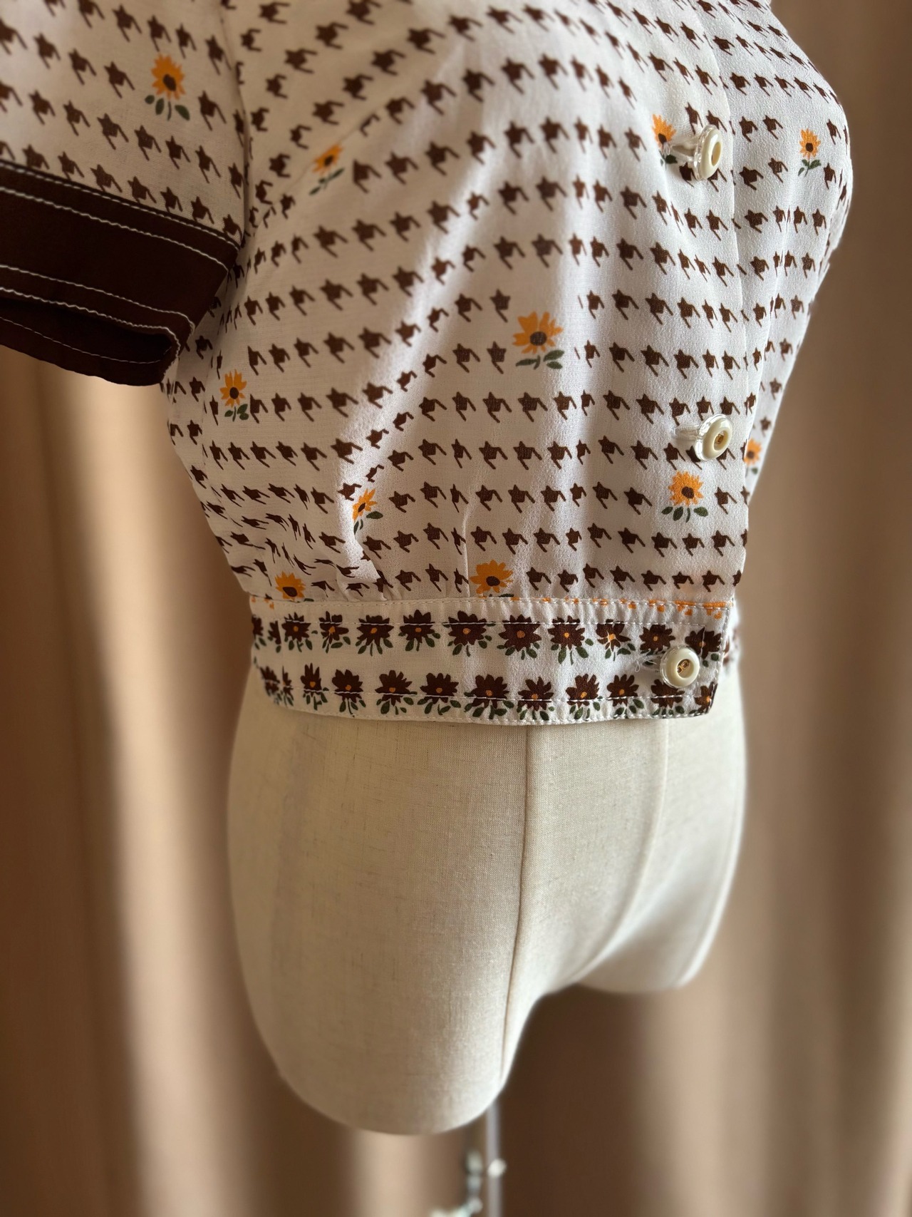Sun Lake retro short shirt-4828-7