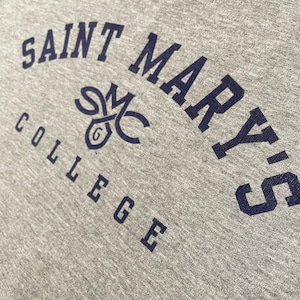 【GILDAN】カレッジ セントメアリーズ saint mary's college アーチロゴ プリント スウェット パーカー プルオーバー フーディー M US古着