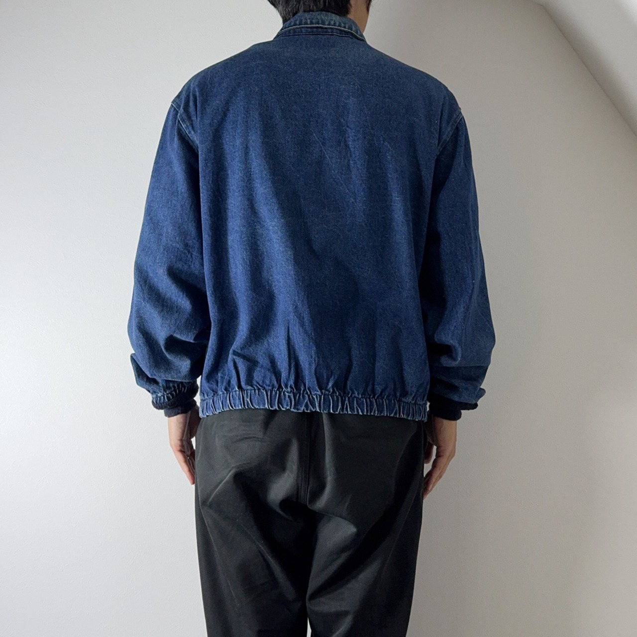 80s L.L.Bean Denim Harrington jacket "made in USA" L 古着 - 19
