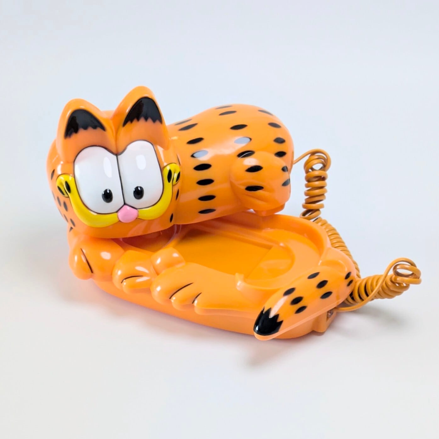 ☆ VINTAGE80' 90'☆【 Garfield ( ガーフィールド ) 】Garfield Telephone / 型番：HA8828(11)P/T / 電話機 〚アメリカン雑貨 アメトイ〛