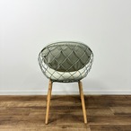 MAGIS マジス PINA green / natural ピーニャ ファブリック オーバルクッション × ナチュラル脚 ダイニングチェア デザイナーズ家具 グリーン系【展示品】【200サイズ】