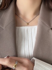 MSAハートチャームネックレス