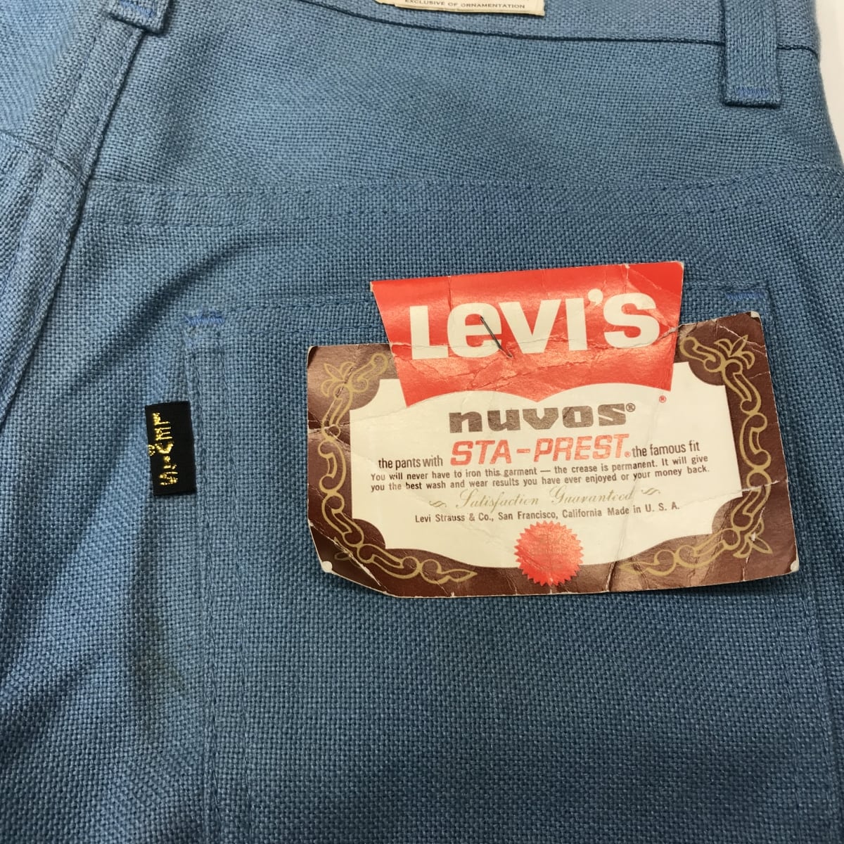 LEVI'S NUVOS STA-PREST リーバイス 70年代 USA製 ビッグE 