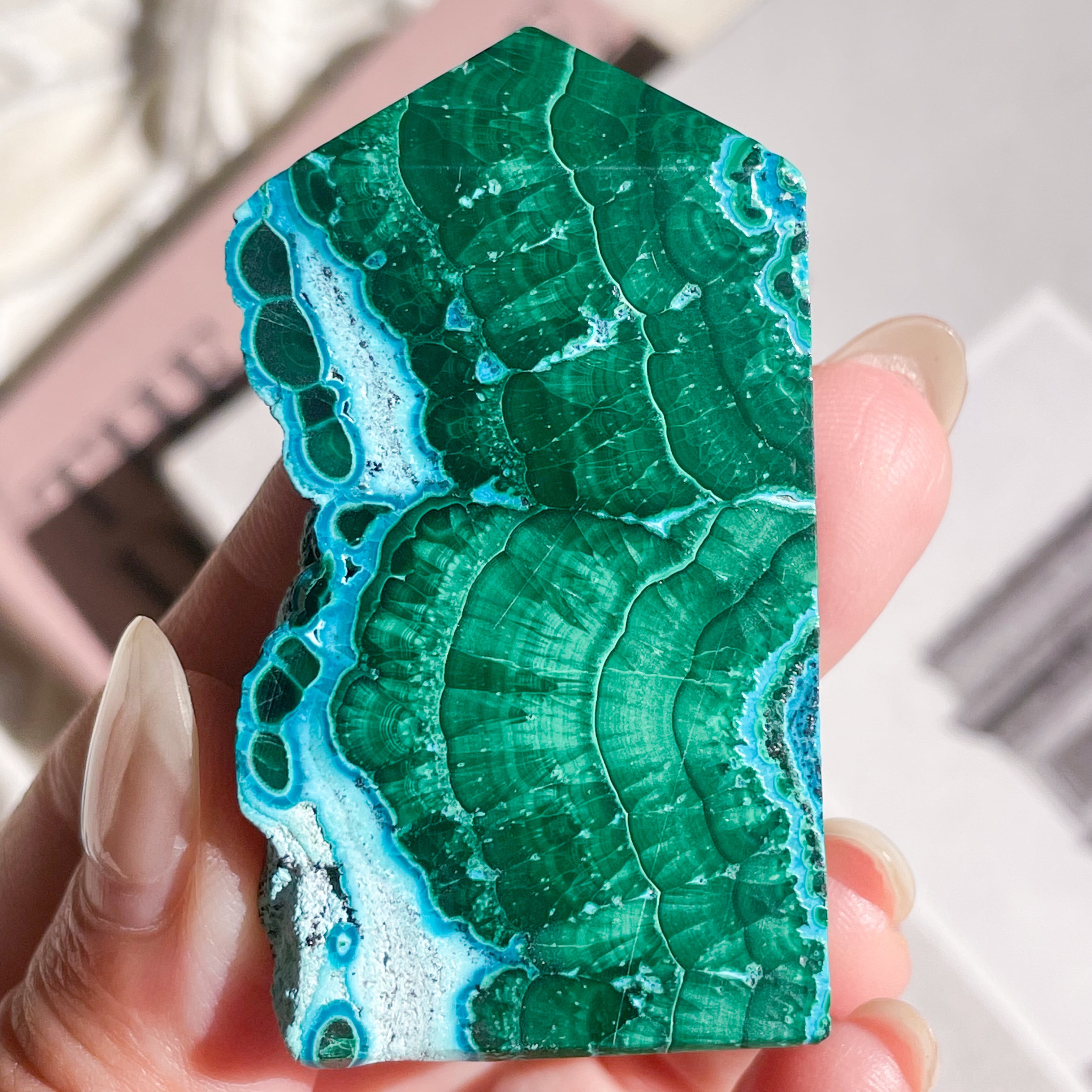 Chrysocolla & Malachite 10 ✧ クリソコラ & マラカイト (共生原石
